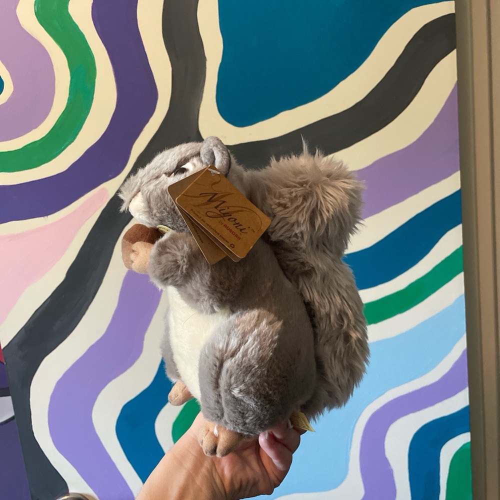 Squirrel With Nut Plush